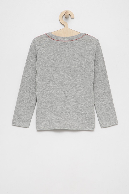 Detské tričko s dlhým rukávom Guess N84I24.K8HM0 sivá AW21