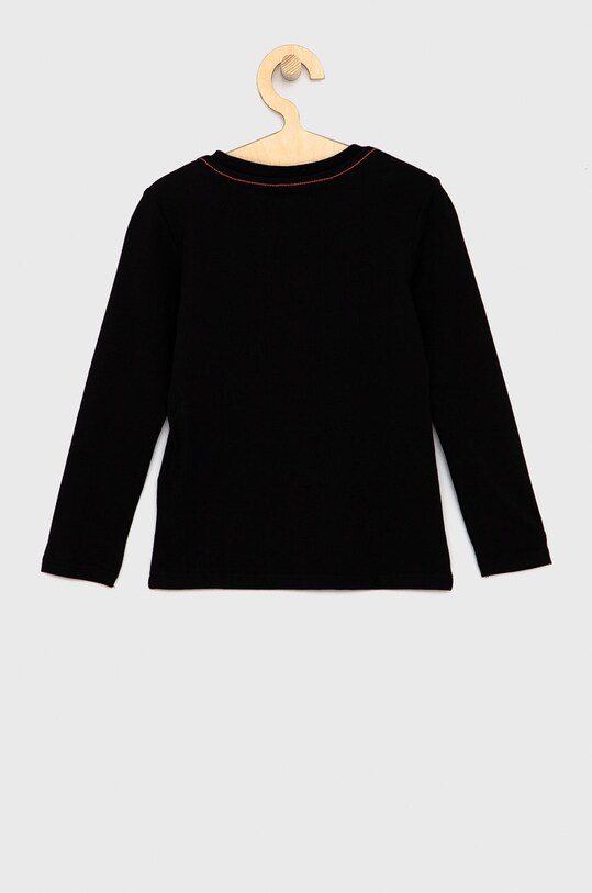 Guess Longsleeve dziecięcy N84I24.K8HM0 czarny AW21