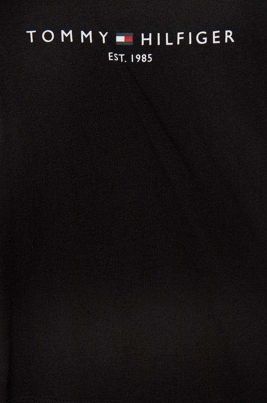 Tommy Hilfiger Longsleeve bawełniany dziecięcy KS0KS00202.4890 czarny AW21