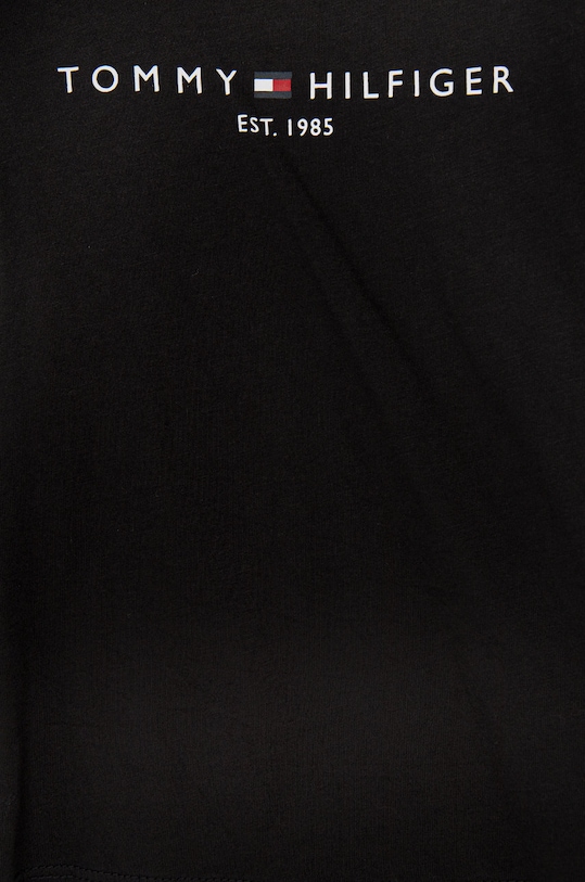Tommy Hilfiger Longsleeve bawełniany dziecięcy KS0KS00202.4890 czarny AW21
