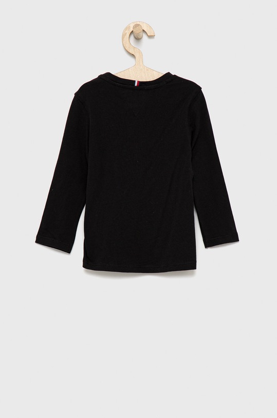 Chłopiec Tommy Hilfiger Longsleeve bawełniany dziecięcy KS0KS00202.4890 czarny
