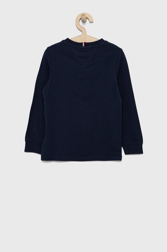 Detská bavlnená košeľa s dlhým rukávom Tommy Hilfiger KB0KB06952.4890 tmavomodrá AW21
