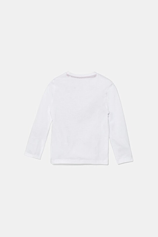 Guess Longsleeve bawełniany dziecięcy N0BI26.I3Z00 biały AW22