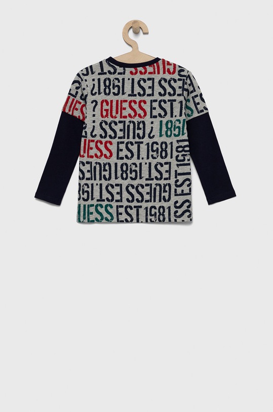 Guess - Dječja pamučna majica dugih rukava N1BI04.I3Z11 mornarsko plava AW21