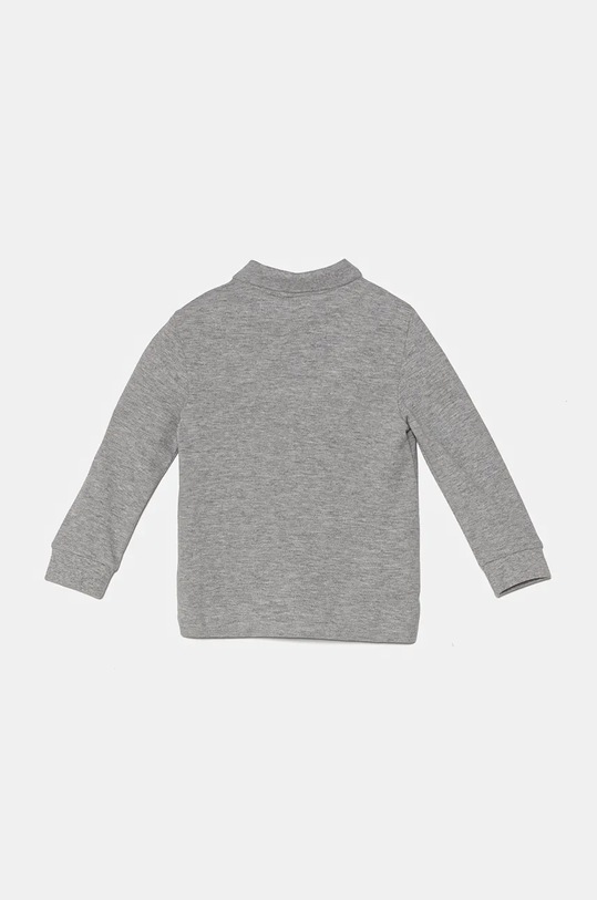 Lacoste longsleeve din bumbac pentru copii PJ8915 gri AW25