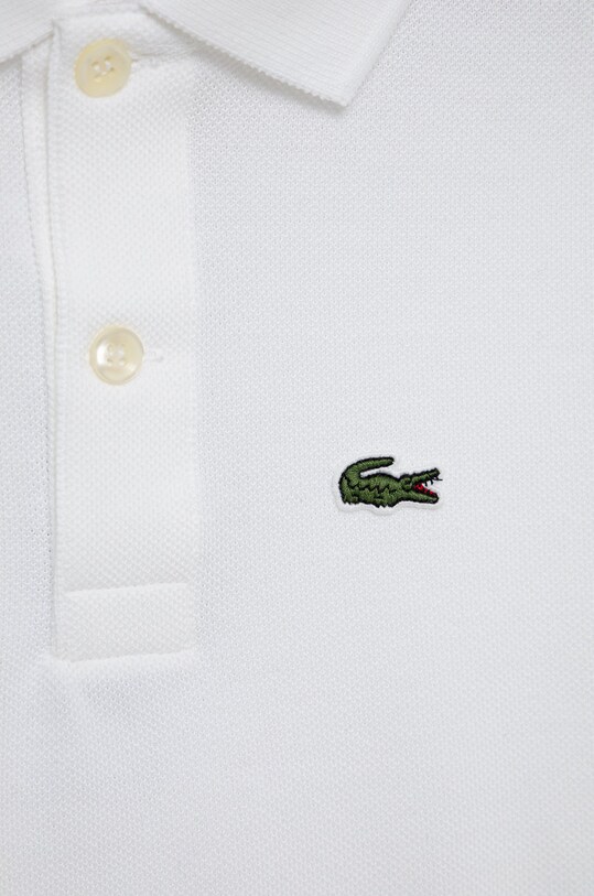 Хлопчик Дитячий бавовняний лонгслів Lacoste PJ8915 білий