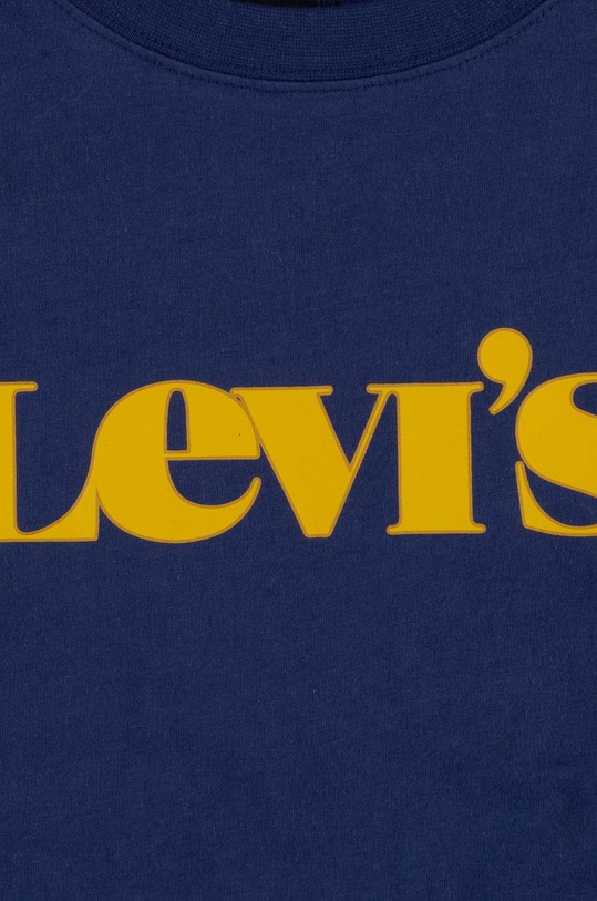 Detské tričko s dlhým rukávom Levi's 9ED547.NEW.B fialová AW21