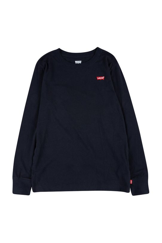 Dječja majica dugih rukava Levi's pamuk crna 8EC706.CO.B