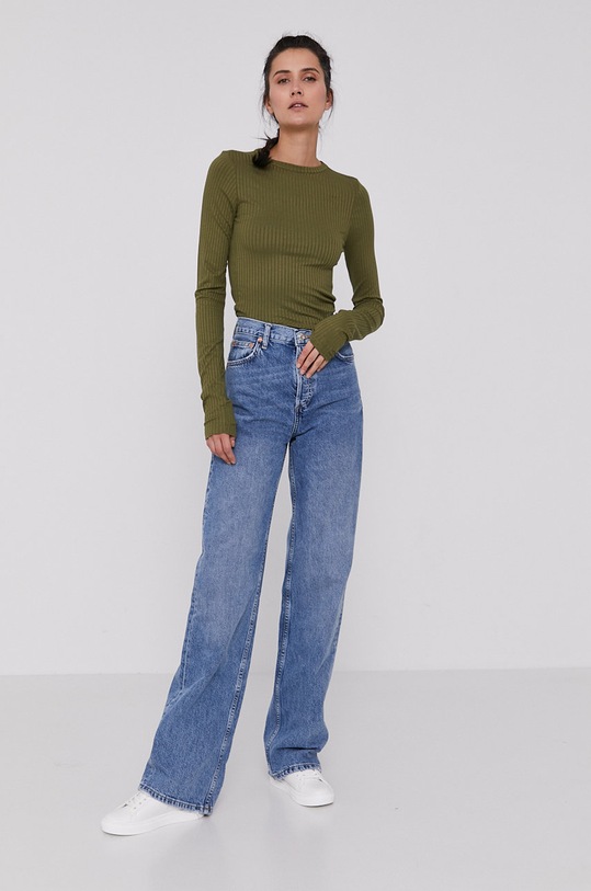 Лонгслів G-Star з еластаном зелений D19903.C794