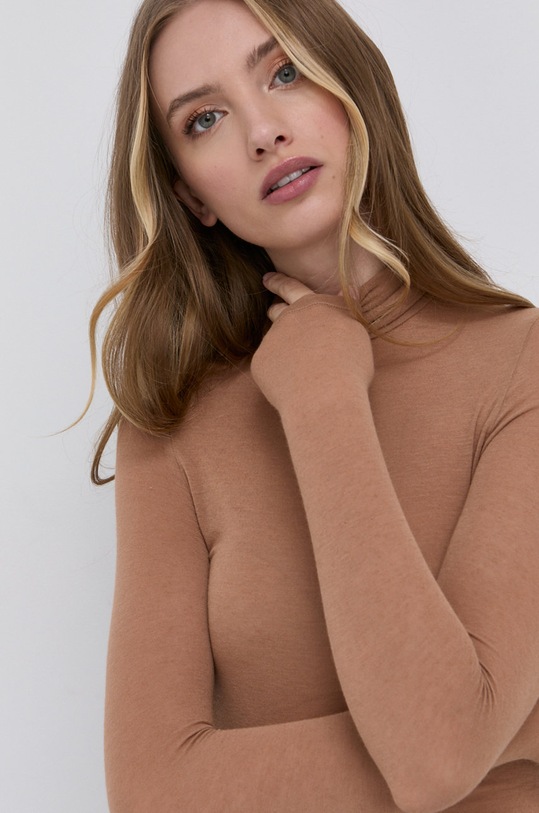 Pinko Longsleeve brązowy 1G16TG.Y7D2