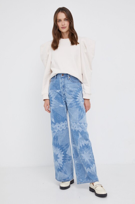 Levi's Bluza bawełniana A0310.0000 beżowy AW21