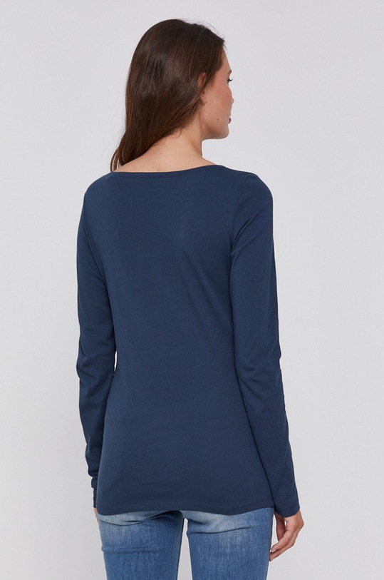 Odzież Marc O'Polo Longsleeve bawełniany 108218352007 granatowy