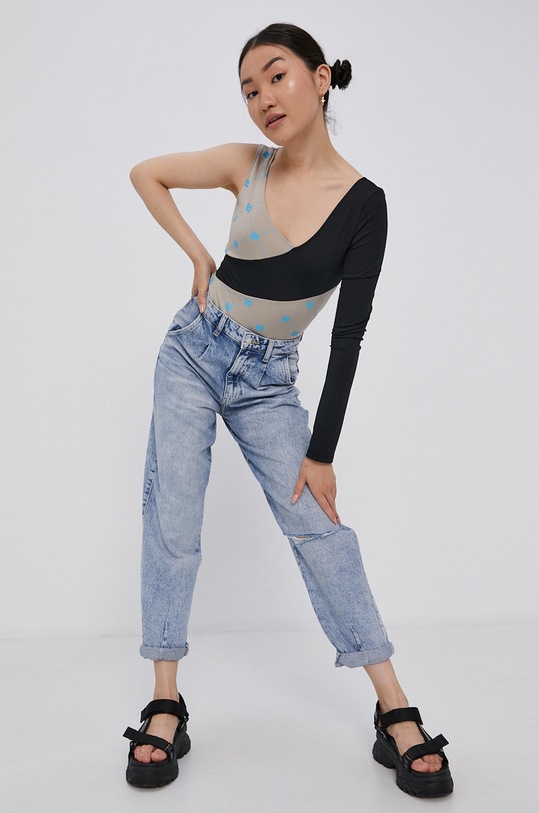 Local Heroes Longsleeve wzorzyste beżowy AW21B0001