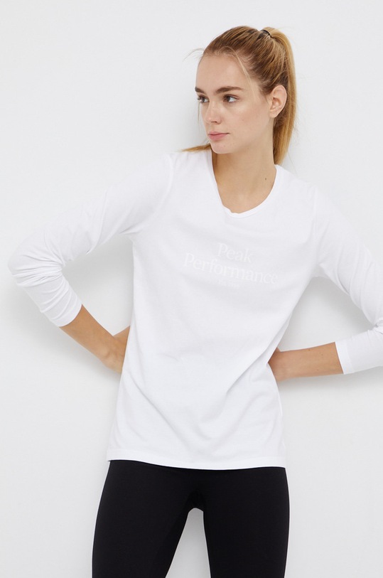 Peak Performance Longsleeve print alb G75649