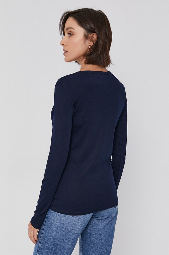 Odzież United Colors of Benetton Longsleeve bawełniany 3GA2E16G0.016 granatowy