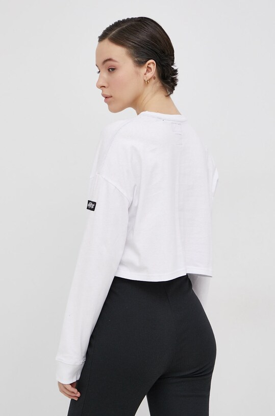 Oblečení Bavlněné tričko s dlouhým rukávem Superdry W6011190A.01C bílá
