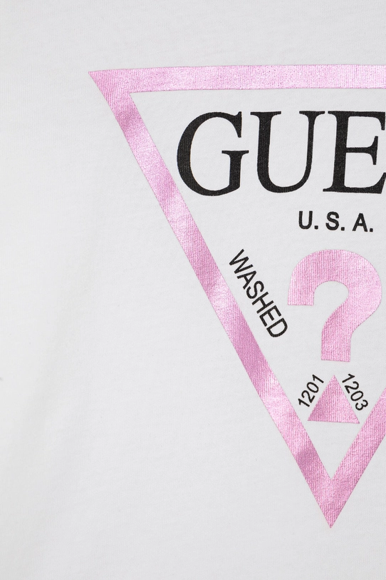 Dziewczynka Guess Longsleeve dziecięcy J84I36.K8HM0 biały