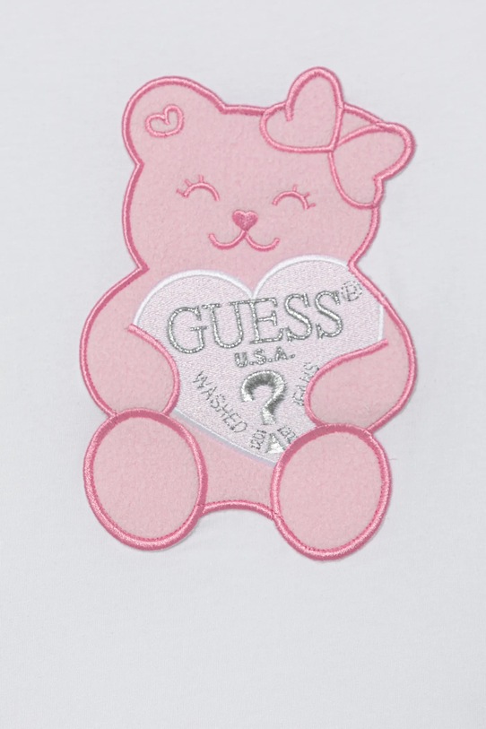 Dievča Detské tričko s dlhým rukávom Guess K1YI22.K6YW1 biela