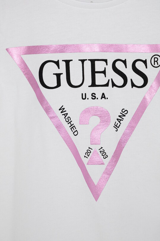 Dziewczynka Guess Longsleeve dziecięcy K84I18.K8HM0 biały
