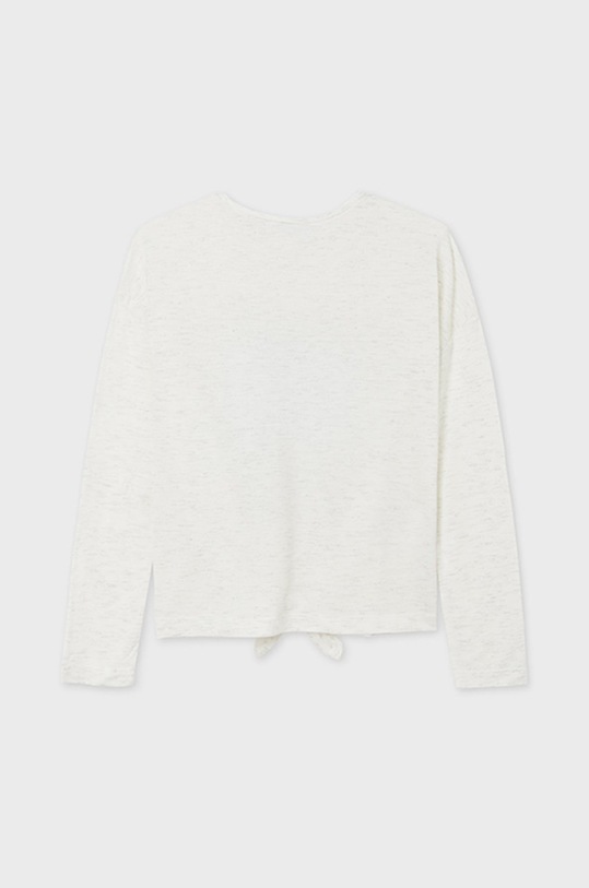 Dievča Detské tričko s dlhým rukávom Mayoral 7087.8D.Junior béžová