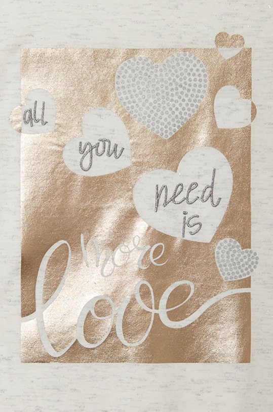 Detské tričko s dlhým rukávom Mayoral béžová 7087.8D.Junior