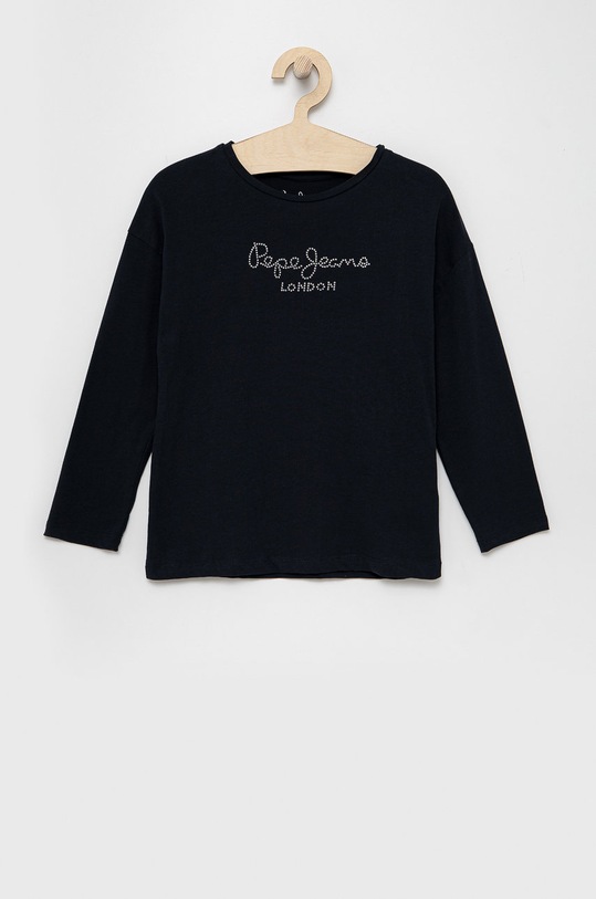 Παιδικό μακρυμάνικο Pepe Jeans απλικέ σκούρο μπλε PG502319.594