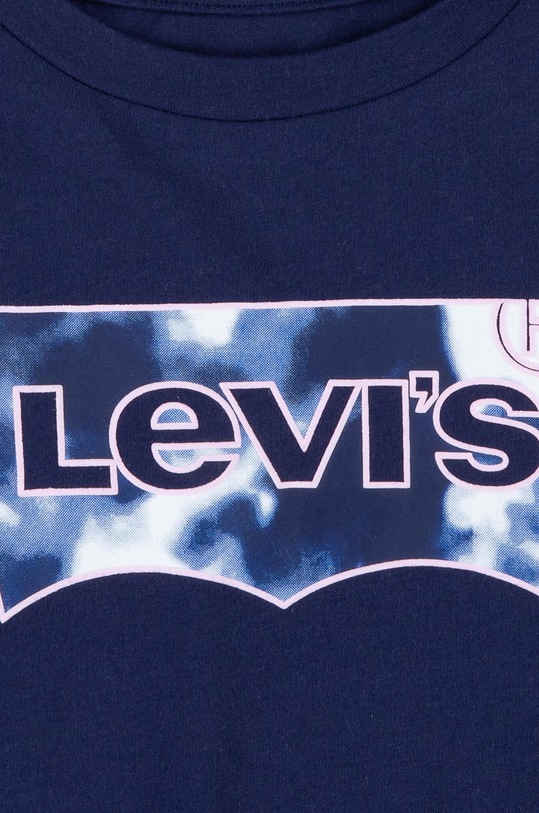Levi's Longsleeve dziecięcy 3ED490.NEW.G granatowy AW21