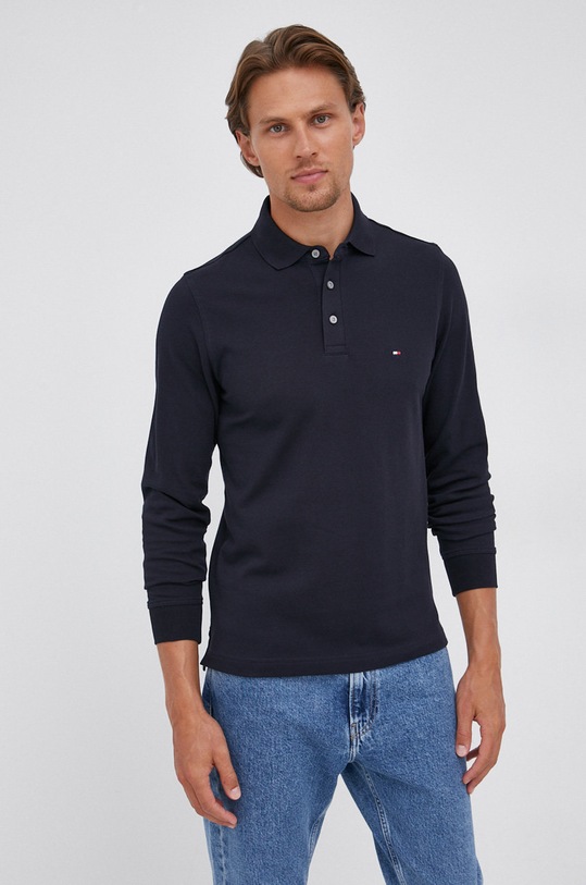 Tommy Hilfiger camicia a maniche lunghe blu navy MW0MW20182.4890
