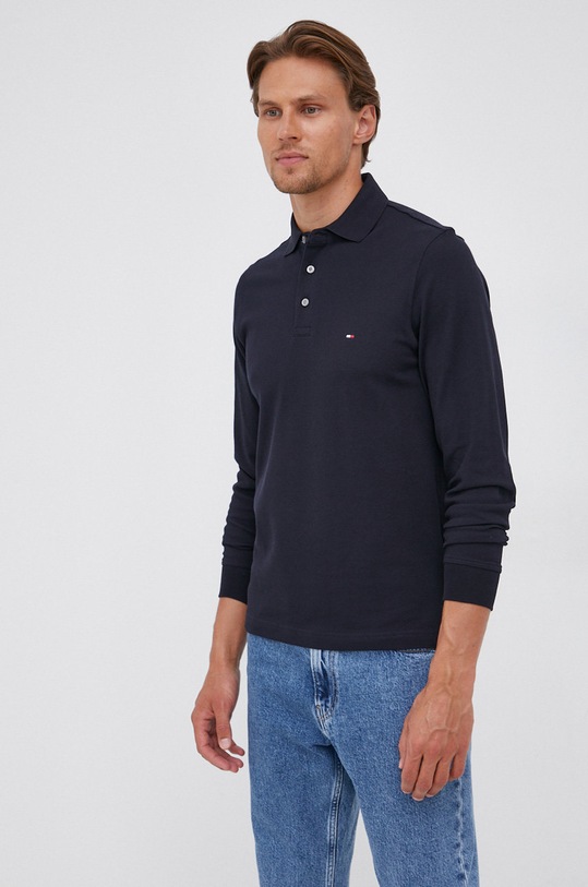 Tommy Hilfiger camicia a maniche lunghe MW0MW20182.4890 blu navy