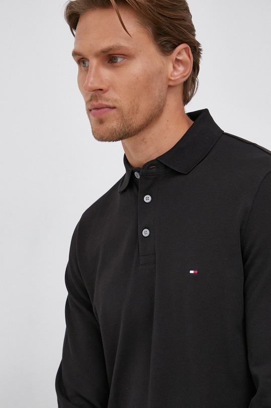 Tommy Hilfiger Longsleeve negru MW0MW20182.4890
