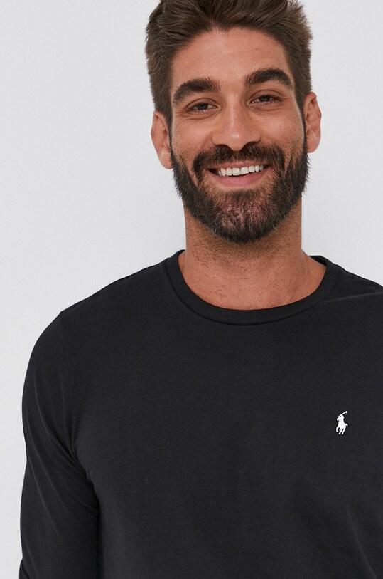 Polo Ralph Lauren camicia a maniche lunghe nero 714844759001