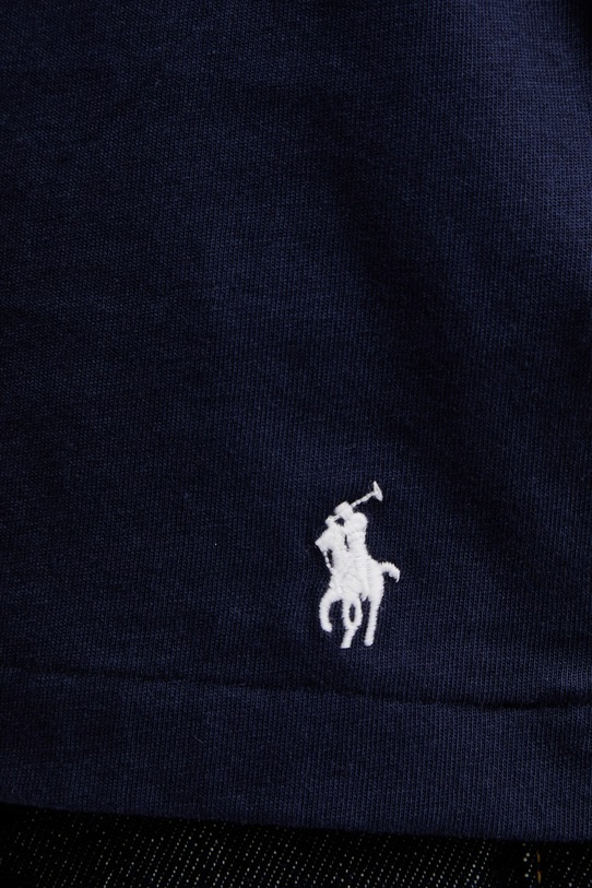 Хлопковый лонгслив Polo Ralph Lauren тёмно-синий 714844760001