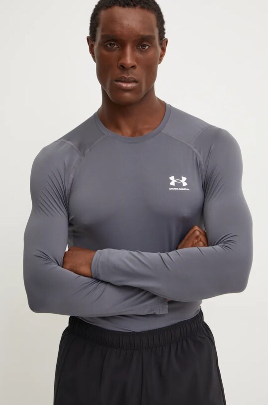 Under Armour mânecă lungă de antrenament uni gri 1361506