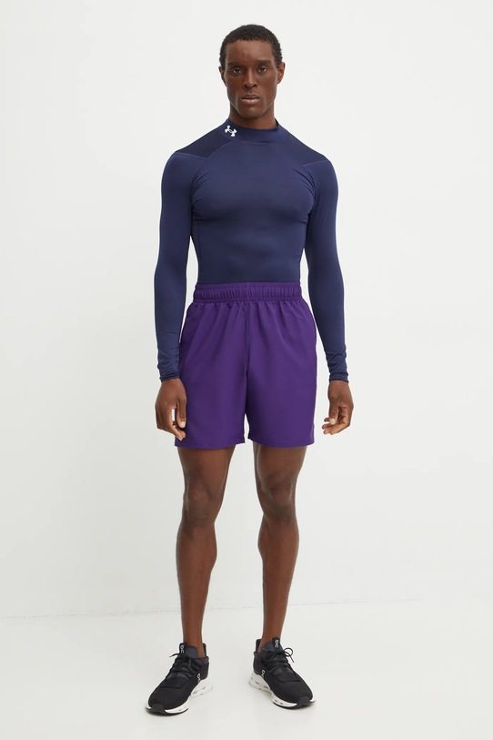 Tričko s dlhým rukávom Under Armour 1369606 tmavomodrá AW24