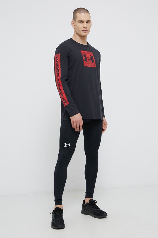 Tričko s dlhým rukávom Under Armour 1366464 1366464 čierna AW21