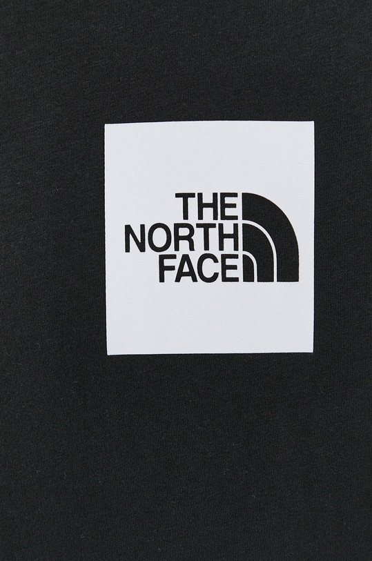 The North Face cotton longsleeve top NF0A37FTJK31 black