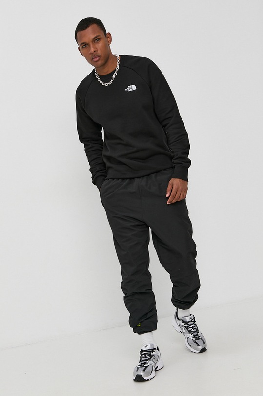 The North Face Bluza bawełniana NF0A4SZ9JK31 czarny AW21
