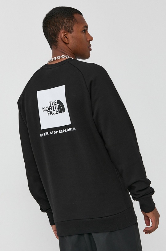 Odzież The North Face Bluza bawełniana NF0A4SZ9JK31 czarny