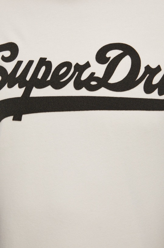 Bavlnené tričko s dlhým rukávom Superdry M6010608A.18C béžová