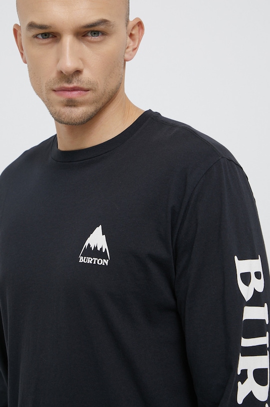 Burton Longsleeve bawełniany czarny 20392102001