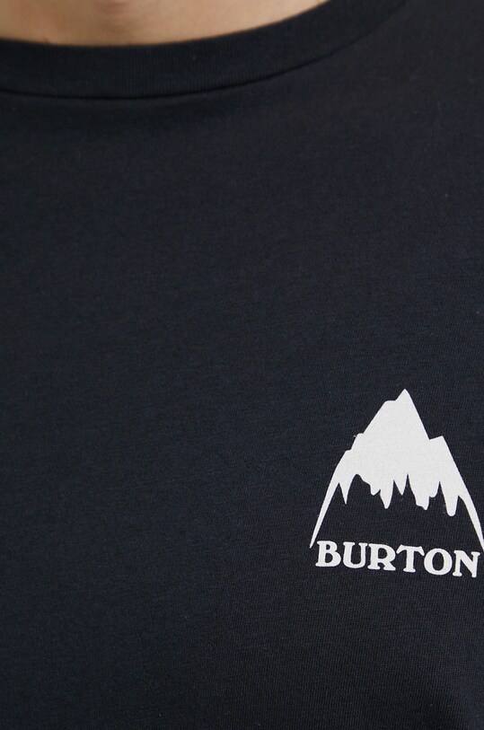 Burton Longsleeve din bumbac 20392102001 negru