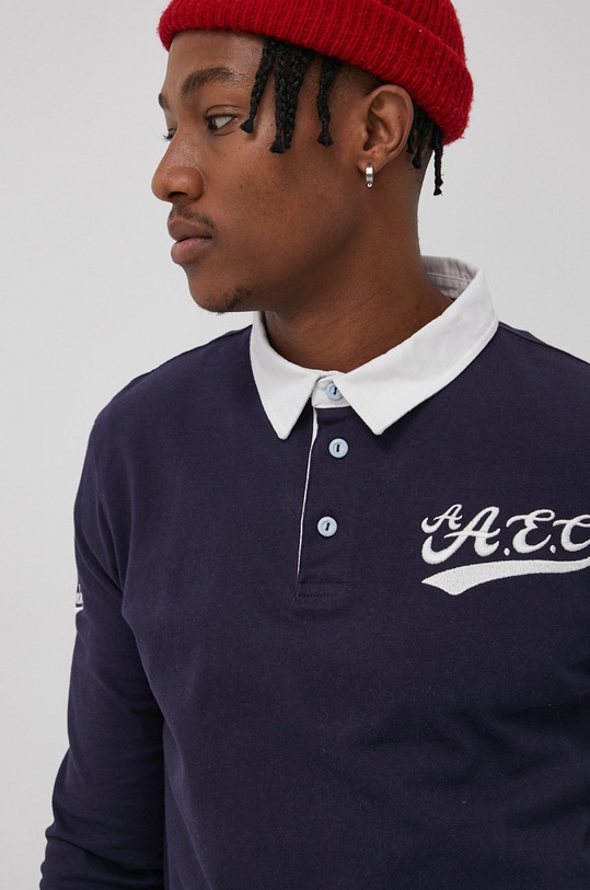 Superdry Longsleeve bawełniany granatowy M1110260A.GKV