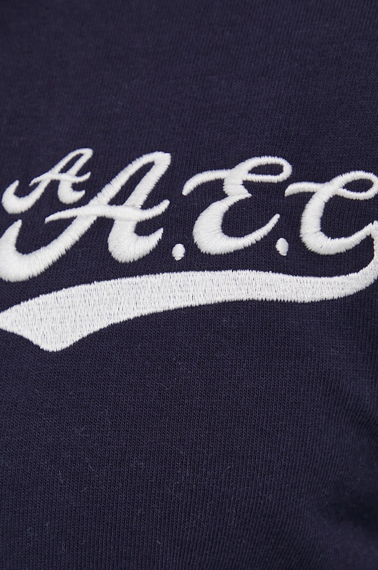 Superdry Longsleeve bawełniany M1110260A.GKV granatowy