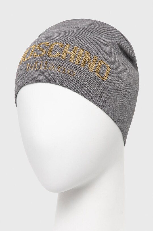 Шапка Moschino M2362.65294 серый AW22