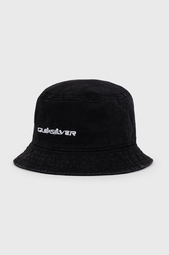 Quiksilver kapelusz bawełniany bawełna czarny EQWHA03011
