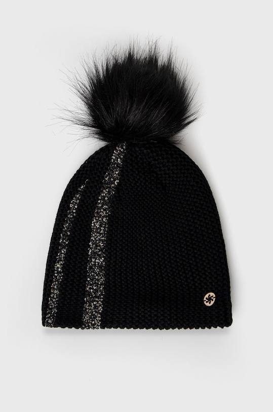 Čiapka s prímesou vlny Granadilla JG5633.J01 čierna AW21