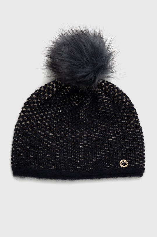 Шапка з домішкою вовни Granadilla з додаванням вовни темно-синій JG5627.J06