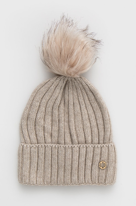 Čepice z vlněné směsi Granadilla směs béžová JG5683.J43