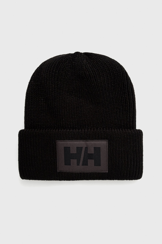 Čiapka Helly Hansen HH BOX BEANIE hrubá čierna 53648