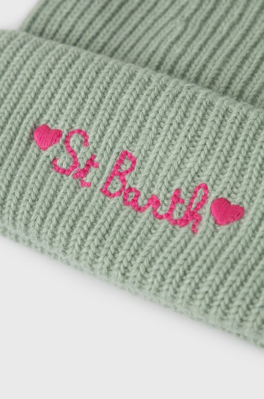 Doplnky Čiapka s prímesou kašmíru MC2 Saint Barth LIND001 zelená